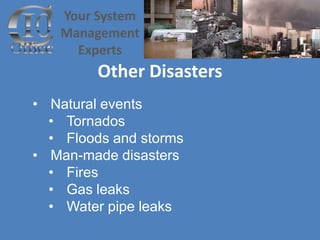 Preparing Your Business For A Disaster