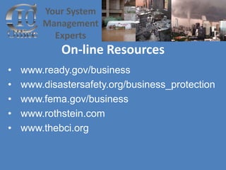 Preparing Your Business For A Disaster