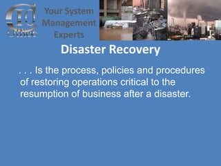 Preparing Your Business For A Disaster