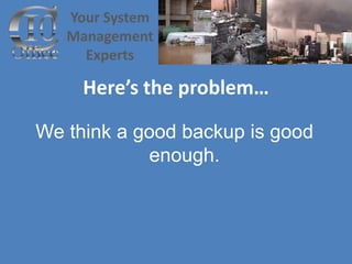 Preparing Your Business For A Disaster