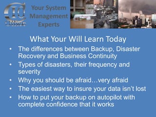 Preparing Your Business For A Disaster