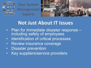 Preparing Your Business For A Disaster