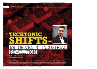 CIO Review - Dinesh Chandrasekar Article on IoT