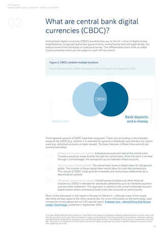 CBDC (Central Bank Digital Currencies) Report | PDF