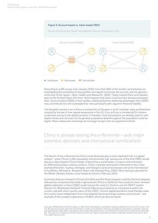 CBDC (Central Bank Digital Currencies) Report | PDF