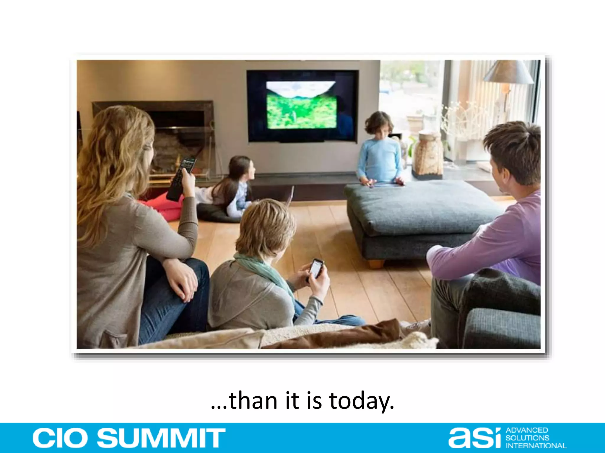 …than it is today.
 