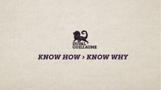 CIO Leadership Summit Keynote: From know-how to know-why
