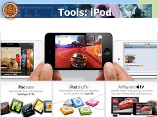 Tools: iPod
 