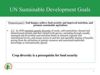 Conserving crop diversity forever
