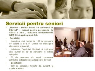Servicii pentru seniori 