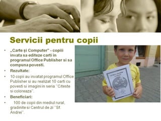 Servicii pentru copii 