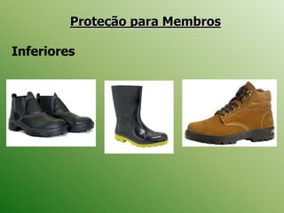 Proteção para Membros
Inferiores
 