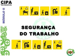 CIPACIPAEditora Gráficos Burti Ltda.Editora Gráficos Burti Ltda.
Unida ItaquaquecetubaUnida Itaquaquecetuba
GESTÃOGESTÃO
2012/20132012/2013
SEGURANÇASEGURANÇA
DO TRABALHODO TRABALHO
MÓDULOIIMÓDULOII
 
