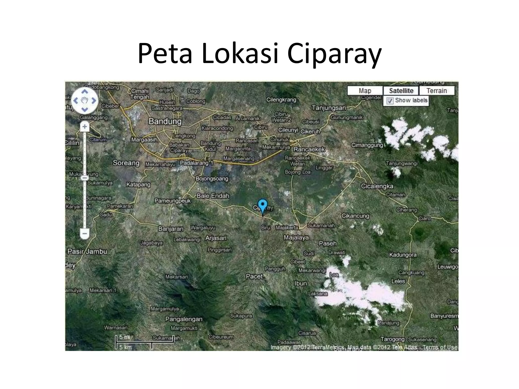 Peta Lokasi Ciparay
 