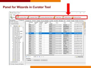 Panel for Wizards in Curator Tool
 