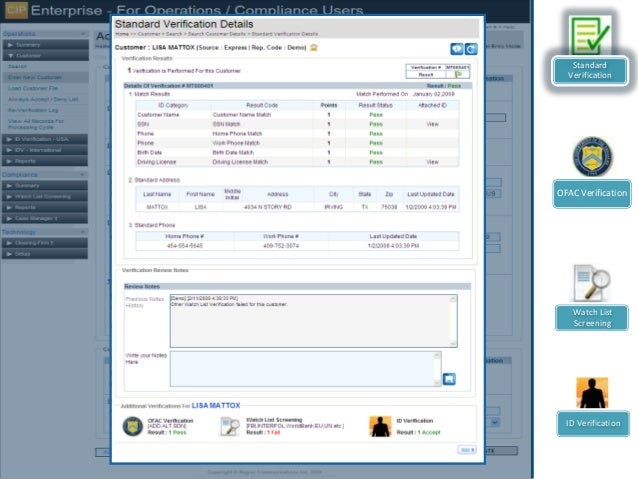 Customer Identification Program(CIP) Enterprise