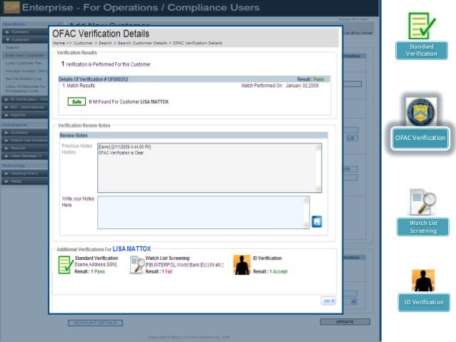 Customer Identification Program(CIP) Enterprise