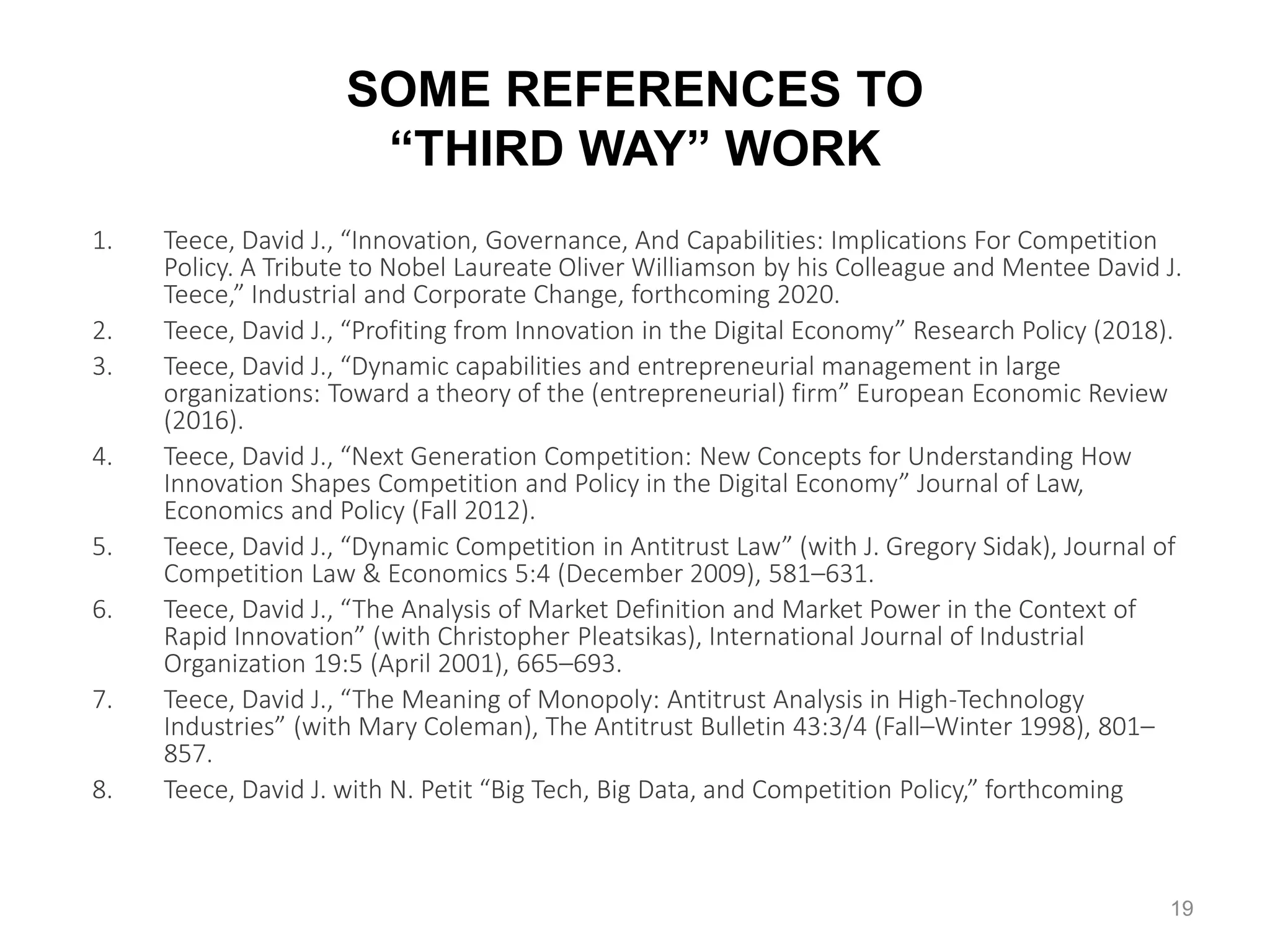 Big Tech and the Digital Economy Keynote | PPTX