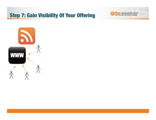 Step 7: Gain Visibility Of Your Offering
 