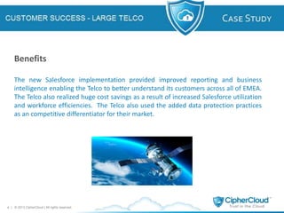 Customer Success Story by CipherCloud | PPTX