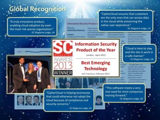 Customer Success Story by CipherCloud | PPTX