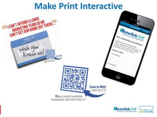 Make Print Interactive
 