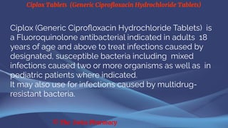 Ciprofloxacin generic