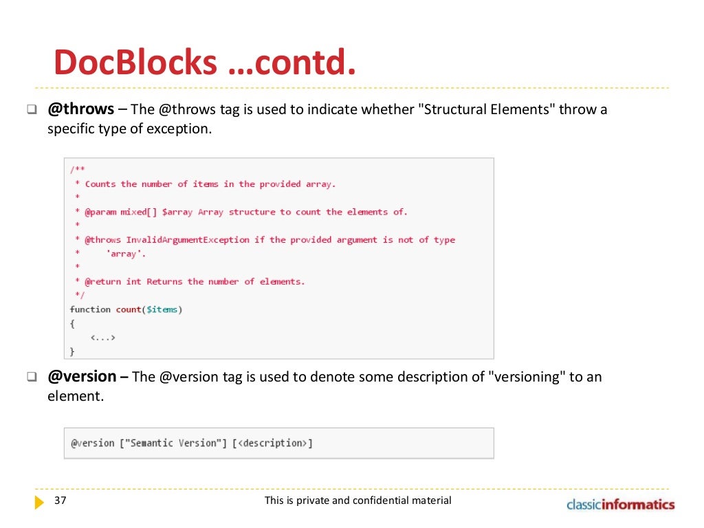 PHP CODING STANDARDS