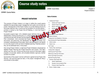 Cipm Study Plan Certified International Project Manager certification program | PDF