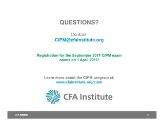 [CIPM][CFA] cipm-webinar.pdf