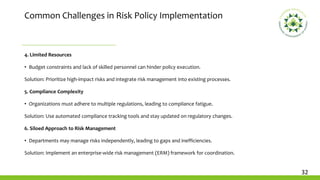 Managing Hr risks special training download template | PDF