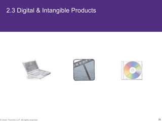 2.3 Digital & Intangible Products




© Grant Thornton LLP. All rights reserved.   22
 