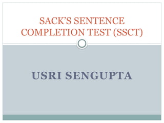 Comprehensive Guide to Sacks’ Sentence Completion Test and Thematic ...