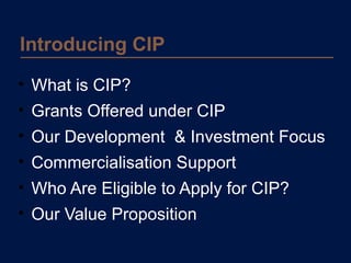 Example Cip Slides Cip presentation slides official 20120620 | PPT
