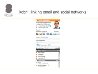 Xobni: linking email and social networks 