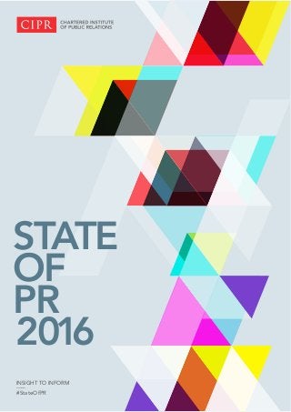 STATE
OF
PR
2016
INSIGHT TO INFORM____
#StateOfPR
 