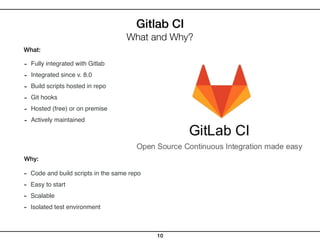 Continuous Integration/Deployment with Gitlab CI