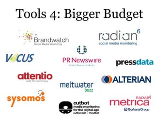 Tools 4: Bigger Budget
 