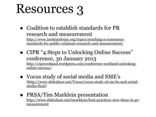 Public Relations (PR) Measurement