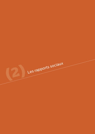 Les rapports sociaux
(2)
 
