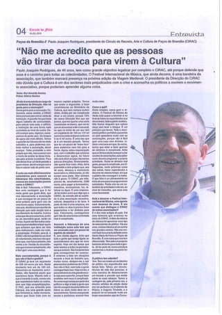 CiRAC Entrevista Paulo Joaquim