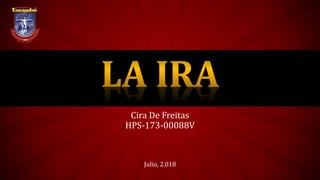 Cira De Freitas
HPS-173-00088V
Julio, 2.018
 