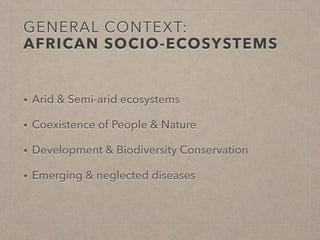 Disease ecology in multi-host systems at wildlife/livestock interfaces: Concepts and applications