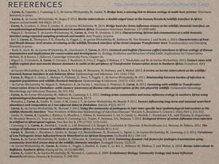 Disease ecology in multi-host systems at wildlife/livestock interfaces: Concepts and applications