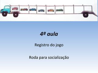 4ª aula
Registro do jogo
Roda para socialização