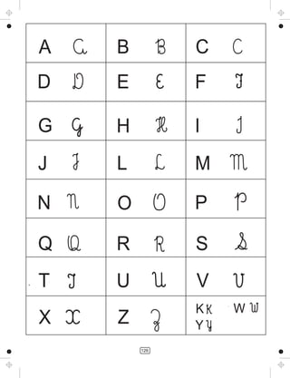 A B C
D E F
G H I
J L M
N O P
Q R S
T U V
X Z
K W
Y
126
 