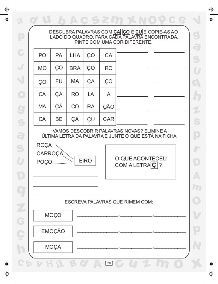 Junte As Silabas E Descubra As Palavras