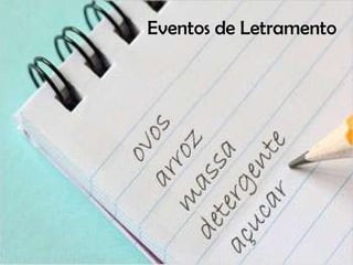 Eventos de Letramento 