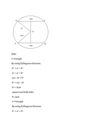 Soln Triangles Circle | DOCX