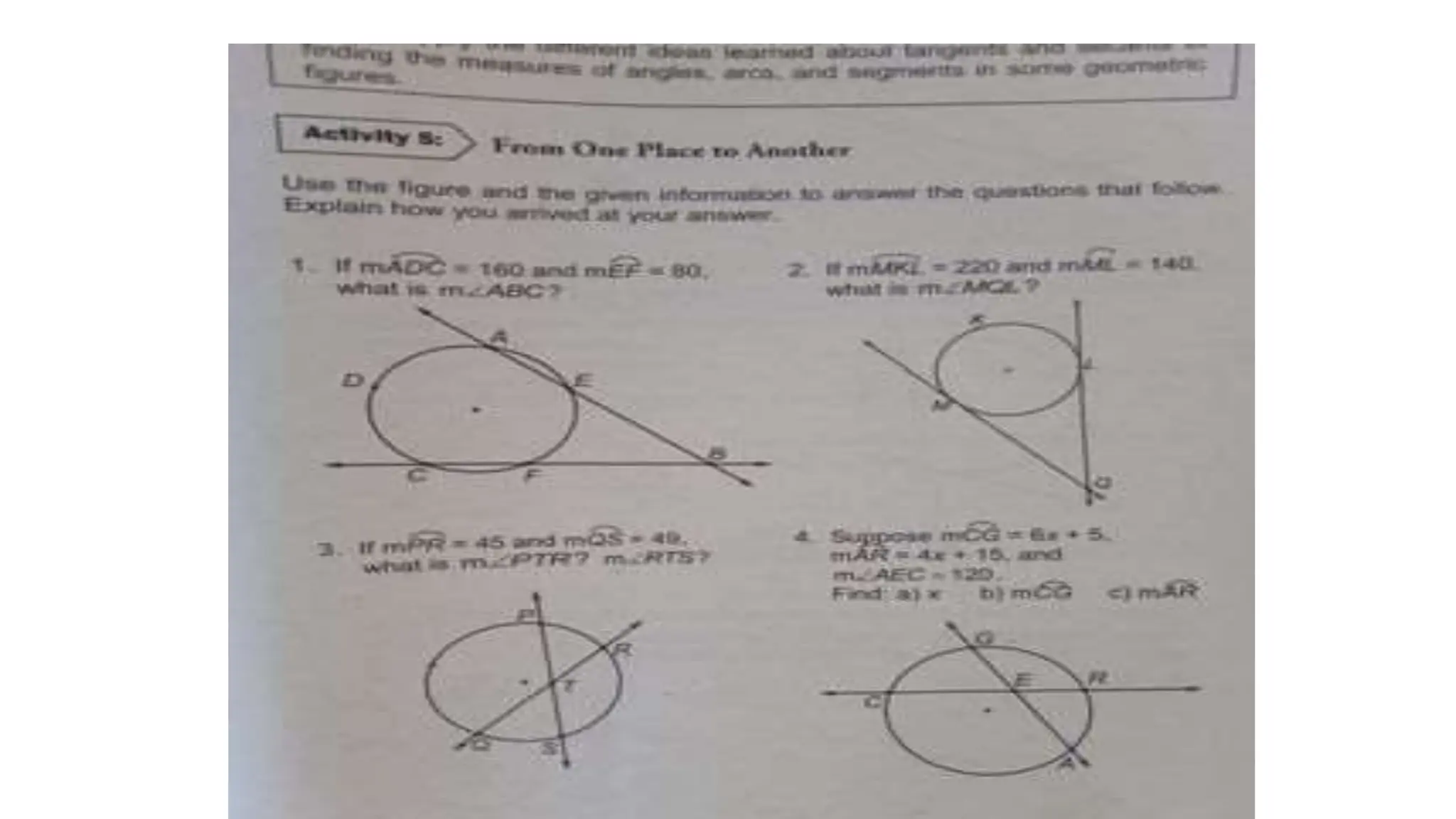 CIRCLE geometry lesson 2nd quarter grade 10 | PPTX
